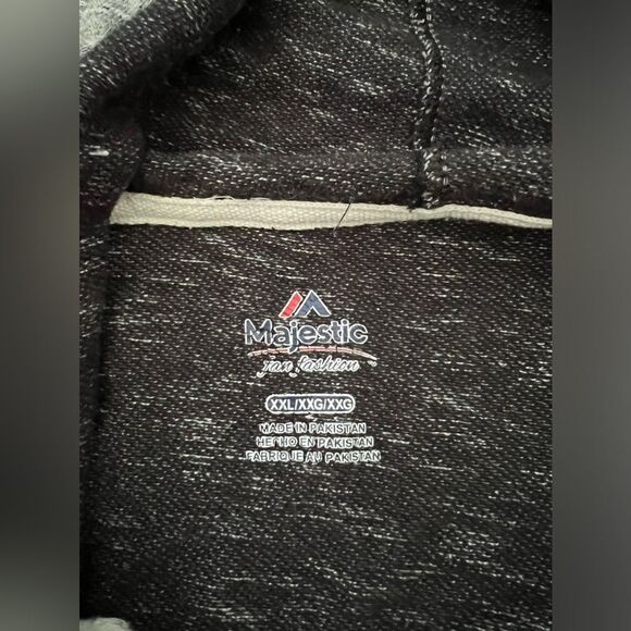 Miami Dolphins Jacket Grey Black Football Distressed Full Zip Jacket Women’s XXL - Picture 3 of 4